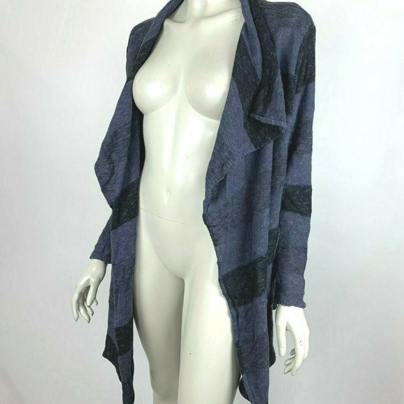 Habitat Linen Cotton Open Front Knit Cardigan - Picture 4 of 12